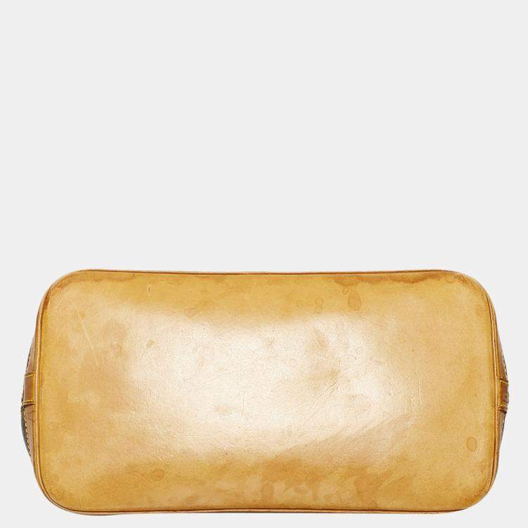 Pre Owned Louis Vuitton Brown Monogram Alma PM
