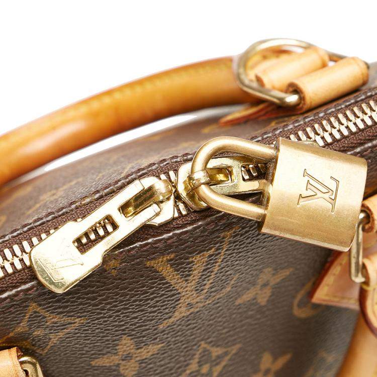Pre Owned Louis Vuitton Brown Monogram Alma PM