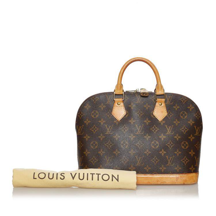 Pre Owned Louis Vuitton Brown Monogram Alma PM