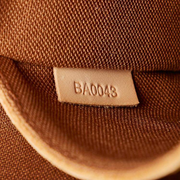 Pre Owned Louis Vuitton Brown Monogram Alma PM