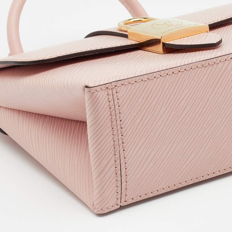 Pre Owned Louis Vuitton Rose Ballerine Epi Leather Locky BB Bag