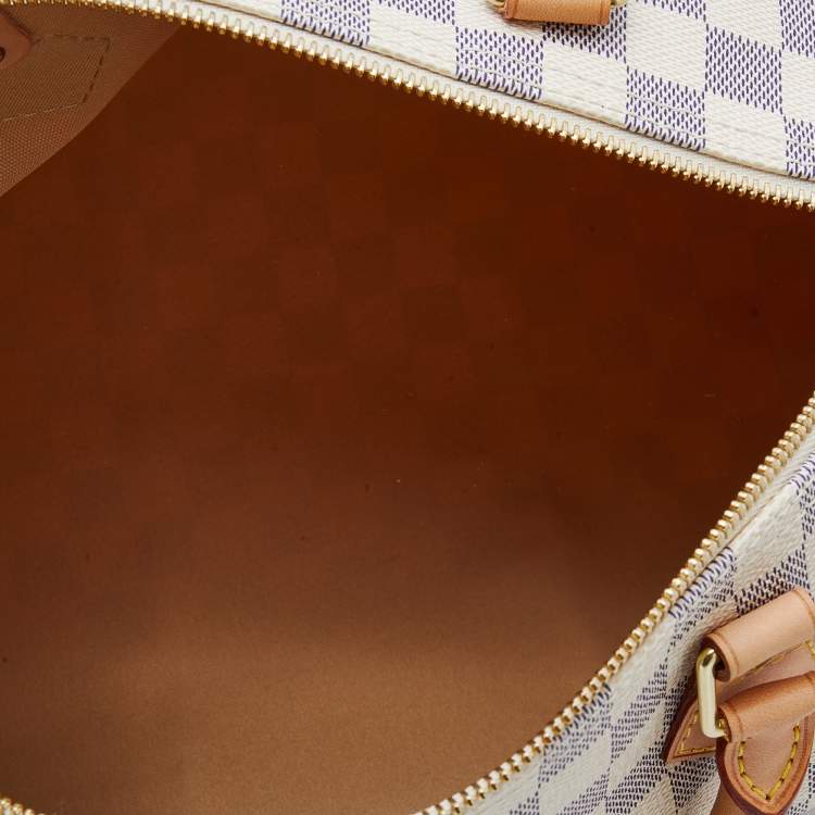 Pre Owned Louis Vuitton Damier Azur Canvas Speedy 30 Bag
