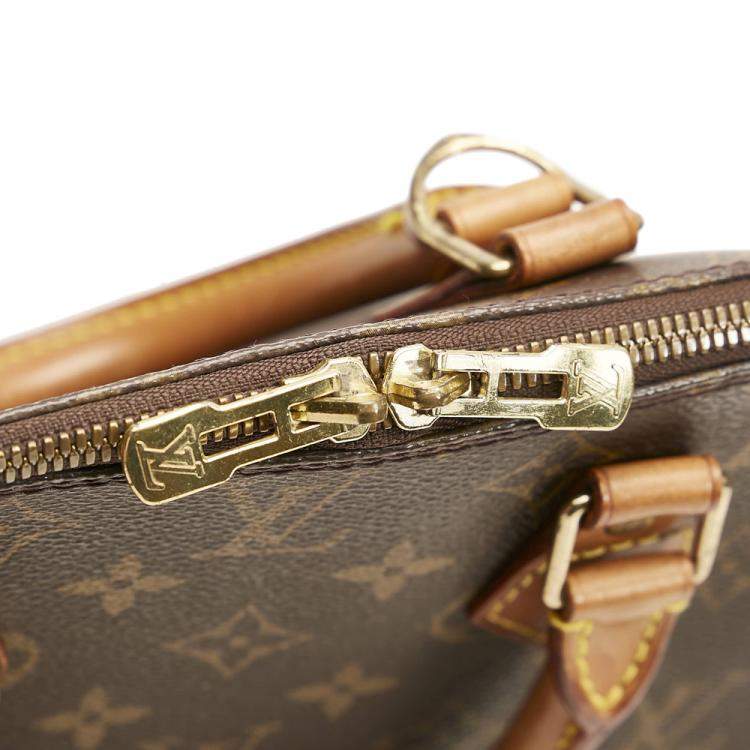 Pre Owned Louis Vuitton Brown Monogram Alma PM