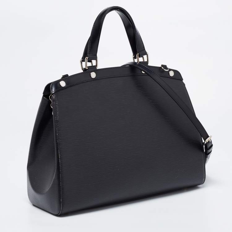 Pre Owned Louis Vuitton Black Epi Leather Brea GM Bag