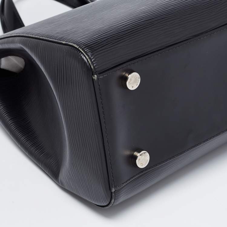 Pre Owned Louis Vuitton Black Epi Leather Brea GM Bag