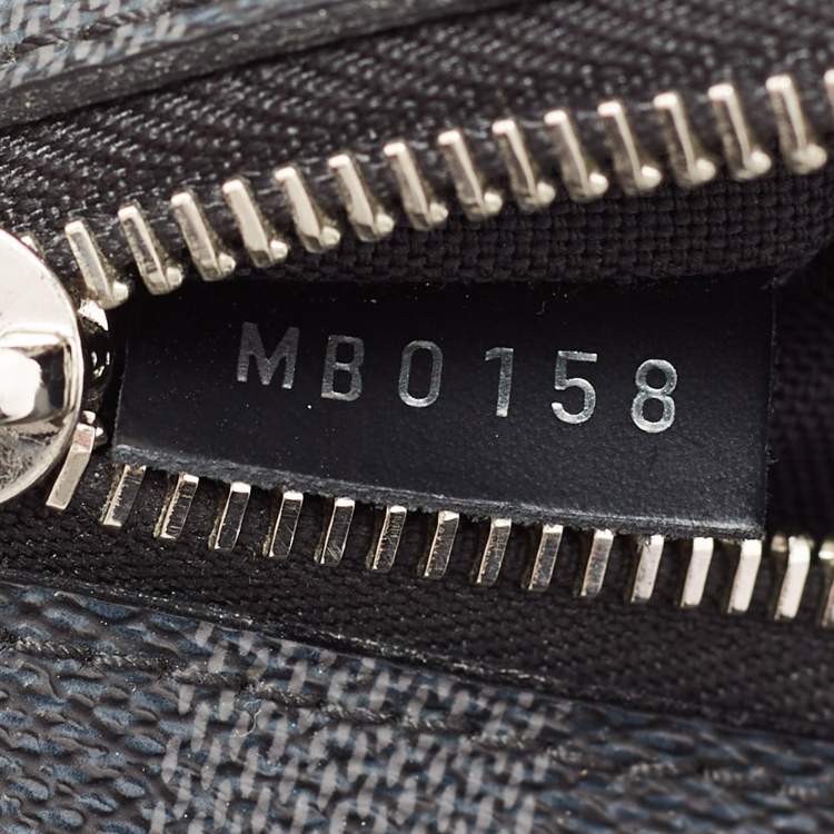 Pre Owned Louis Vuitton Damier Graphite Canvas Ambler Fanny Pack