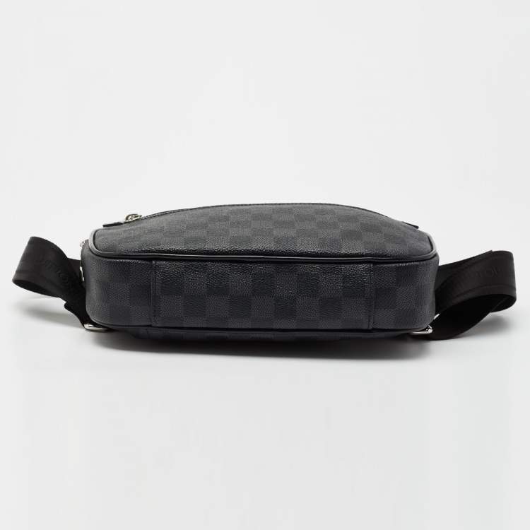 Pre Owned Louis Vuitton Damier Graphite Canvas Ambler Fanny Pack