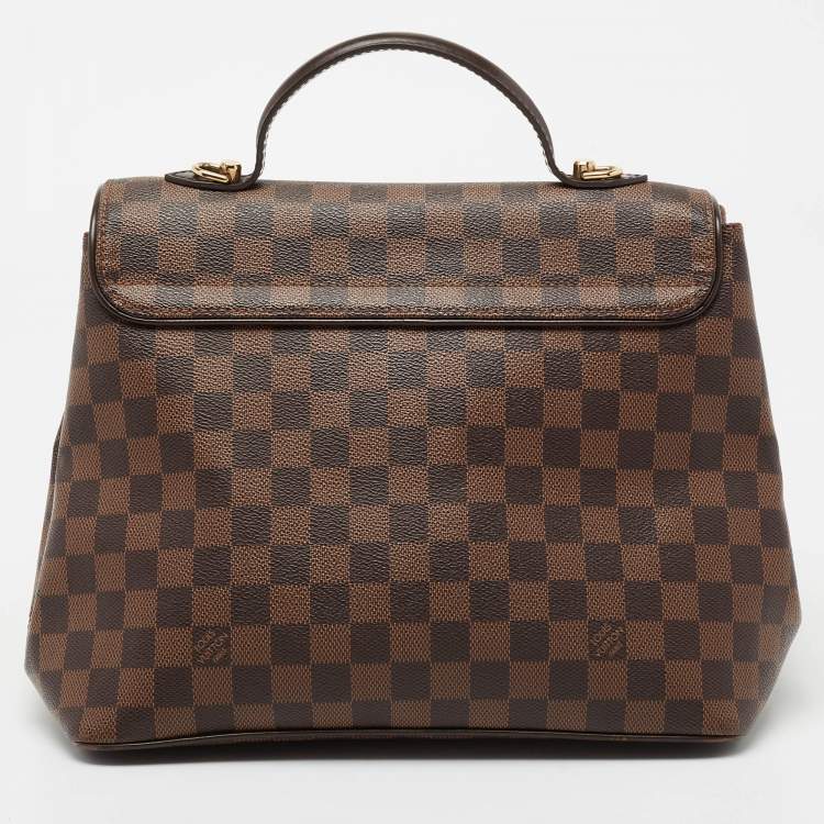 Pre Owned Louis Vuitton Damier Ebene Canvas Bergamo MM Bag
