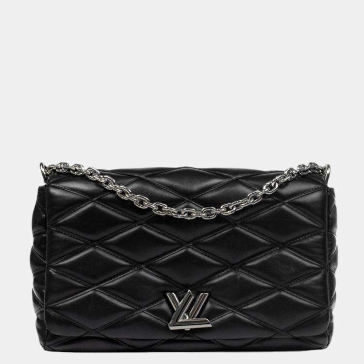 Louis Vuitton Black Leather Twist Shoulder Bag Louis Vuitton