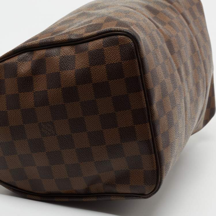 Pre Owned Louis Vuitton Damier Ebene Canvas Speedy 30 Bag