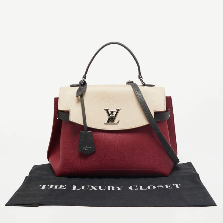 Pre Owned Louis Vuitton Multicolor Leather Lockme Ever BB Bag
