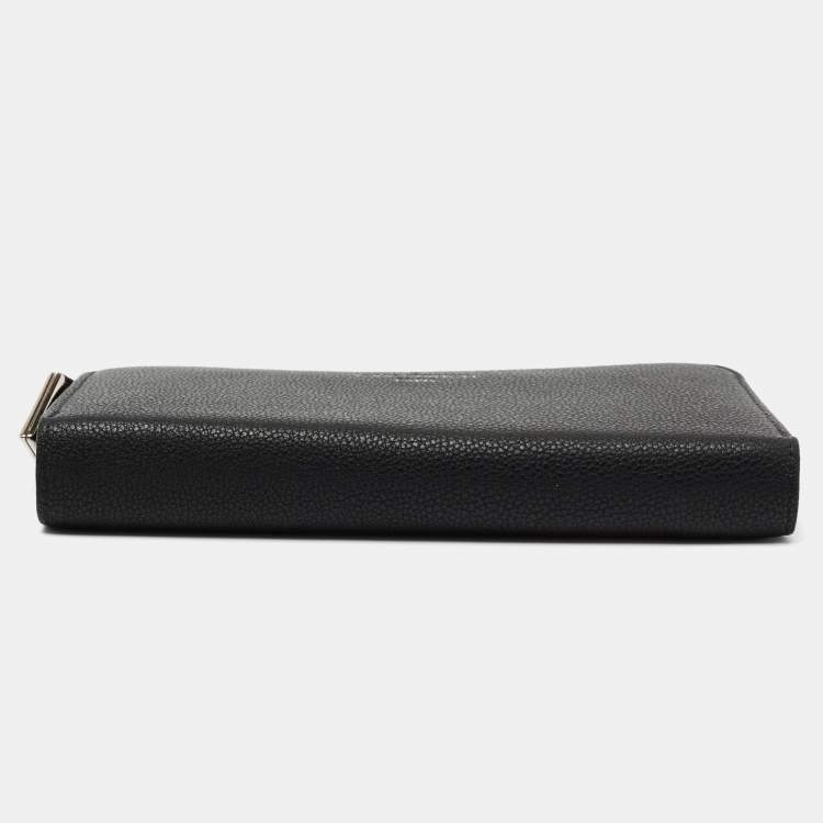 Pre Owned Louis Vuitton Noir Veau Cachemire Leather Comete Wallet
