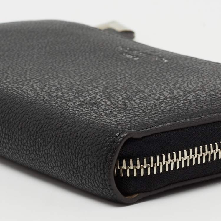 Pre Owned Louis Vuitton Noir Veau Cachemire Leather Comete Wallet