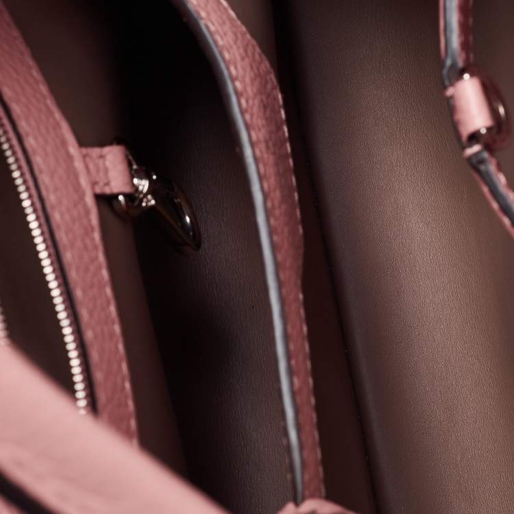 Pre Owned Louis Vuitton Magnolia Taurillon Leather Capucines BB Bag