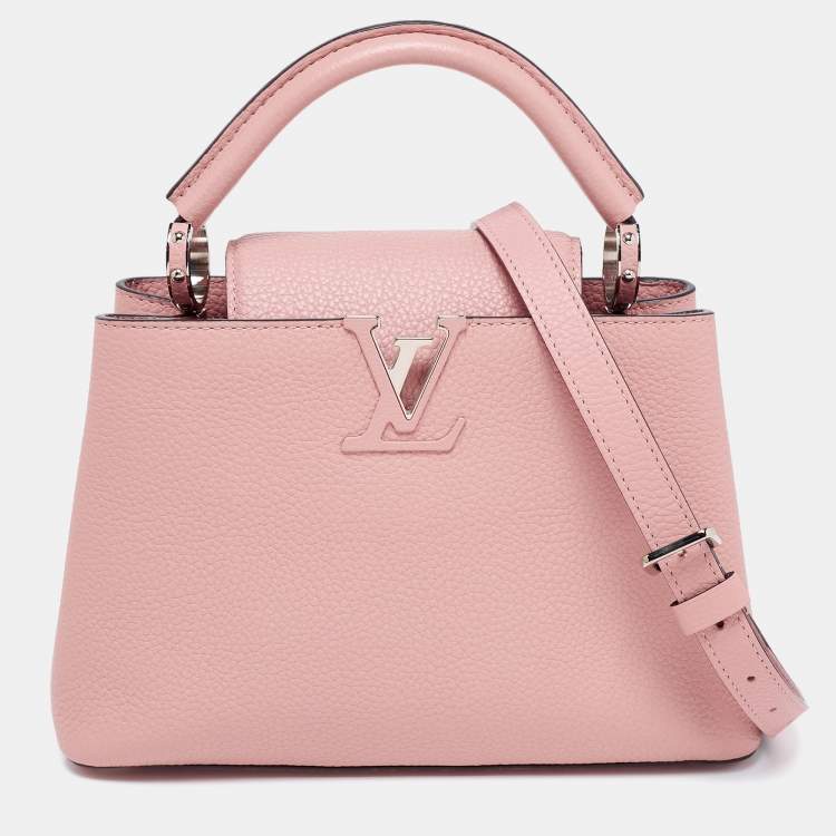 Louis Vuitton Pink Taurillon Leather Capucines Bb Bag