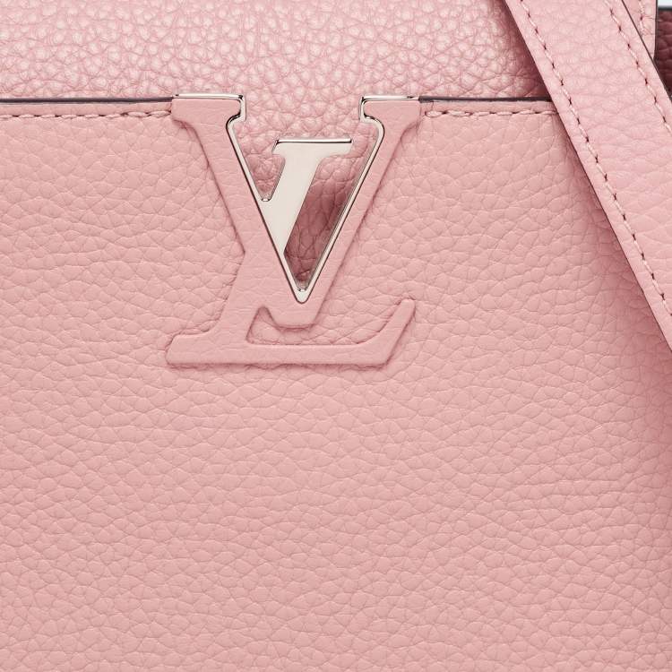 Pre Owned Louis Vuitton Magnolia Taurillon Leather Capucines BB Bag