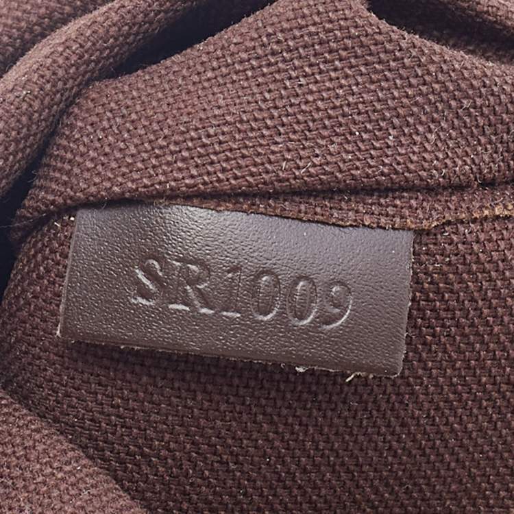 Pre Owned Louis Vuitton Damier Ebene Canvas Brooklyn PM Bag