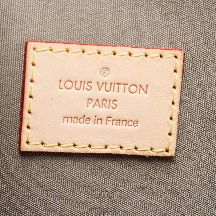 Pre Owned Louis Vuitton Gris Art Deco Monogram Vernis Alma GM Bag