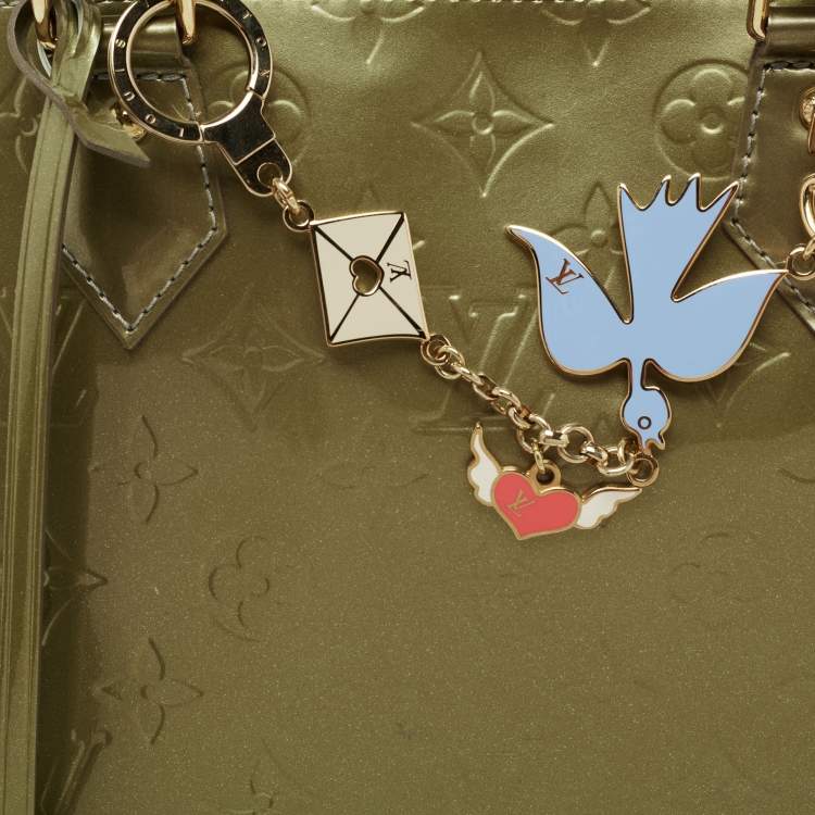 Pre Owned Louis Vuitton Gris Art Deco Monogram Vernis Alma GM Bag