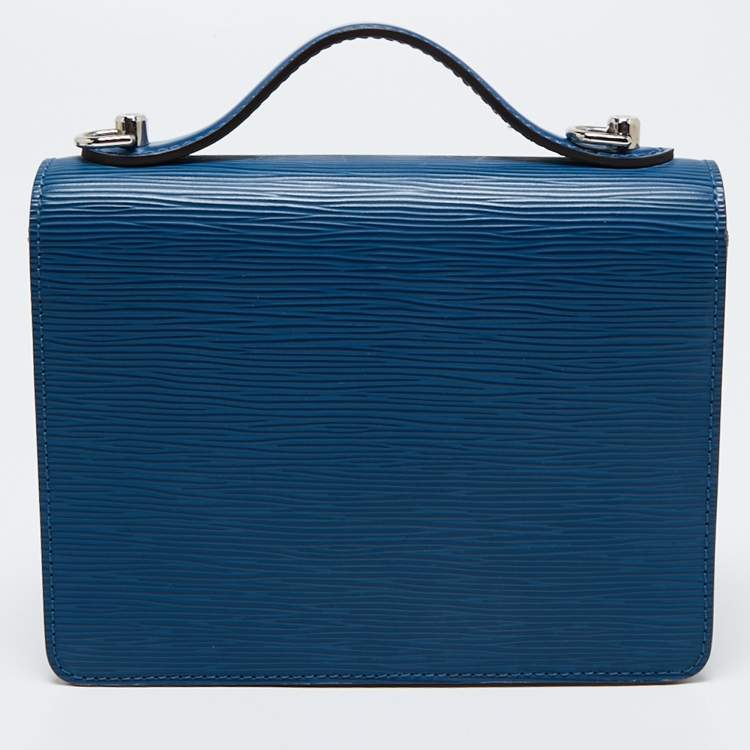 Pre Owned Louis Vuitton Celeste Epi Leather Monceau BB Bag