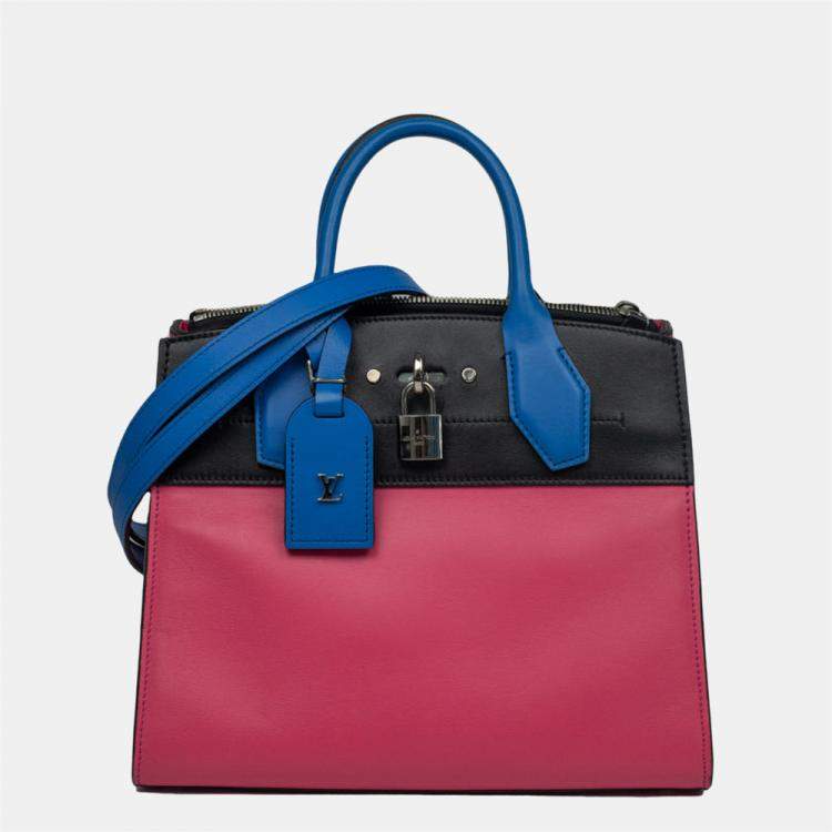 Louis Vuitton Red Leather City Steamer Bag Louis Vuitton