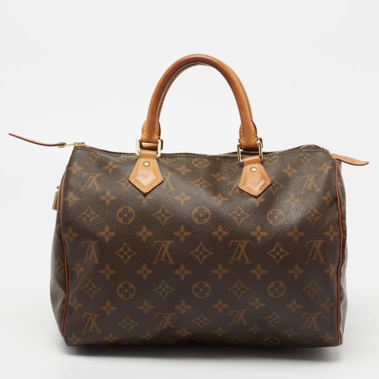 Pre Owned Louis Vuitton Monogram Canvas Speedy 30 Bag