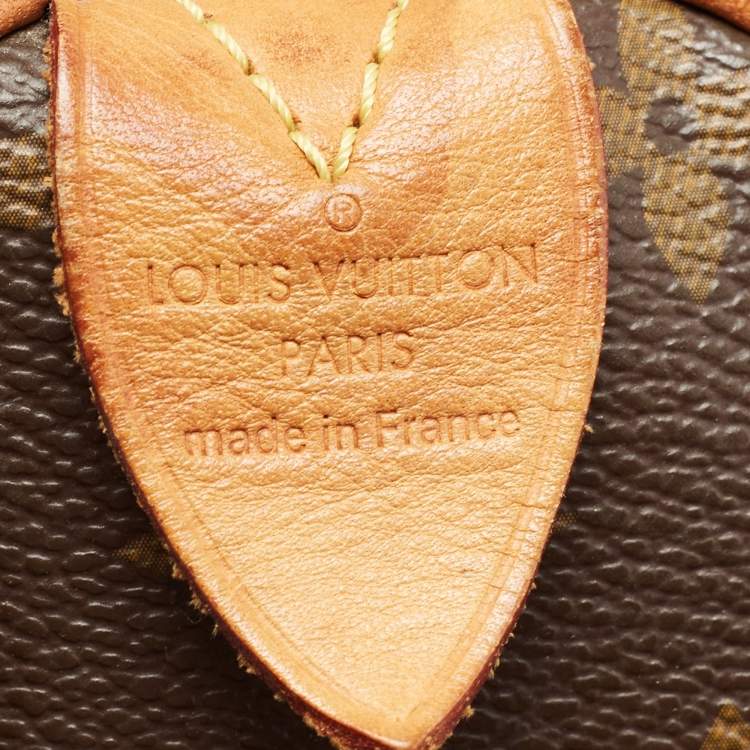 Pre Owned Louis Vuitton Monogram Canvas Speedy 30 Bag