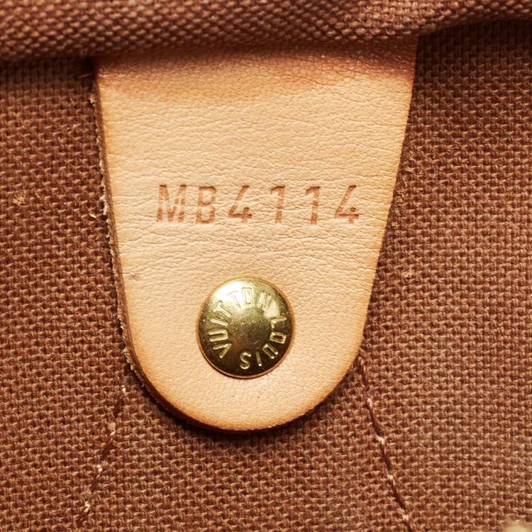 Pre Owned Louis Vuitton Monogram Canvas Speedy 30 Bag