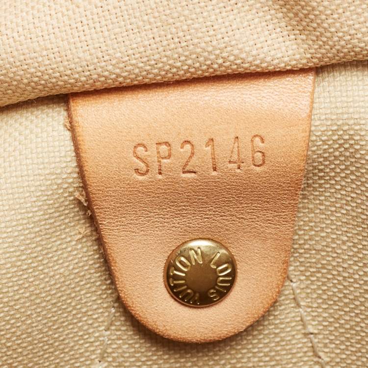 مملوكة مسبقًا Louis Vuitton Damier Azur Canvas Speedy 30 Bag