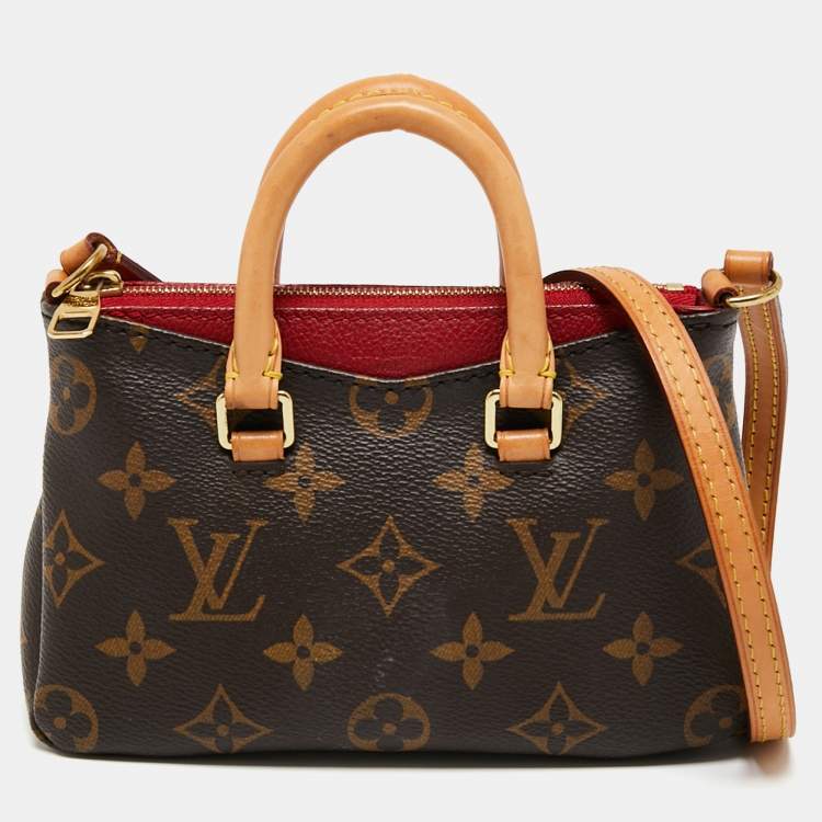 Louis Vuitton Nano Pallas Monogram Canvas Crossbody Bag
