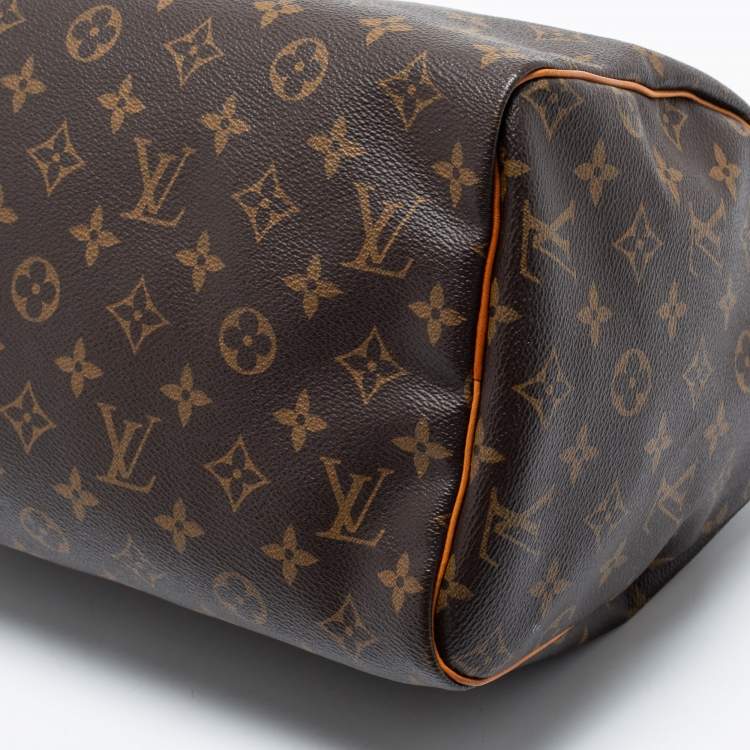 Pre Owned Louis Vuitton Brown Monogram Canvas Speedy 30 Bag