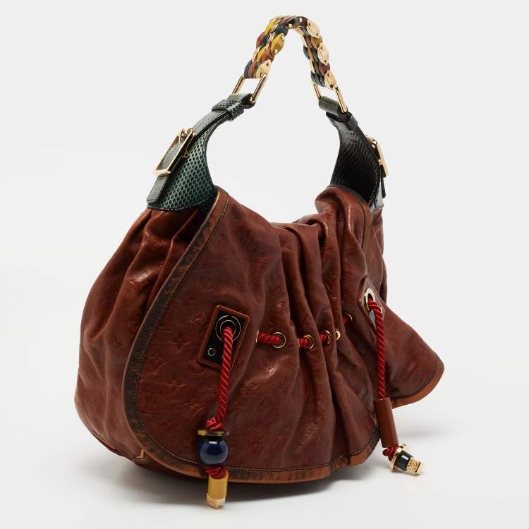 Pre Owned Louis Vuitton Masala Monogram Limited Edition Epices Kalahari GM Bag