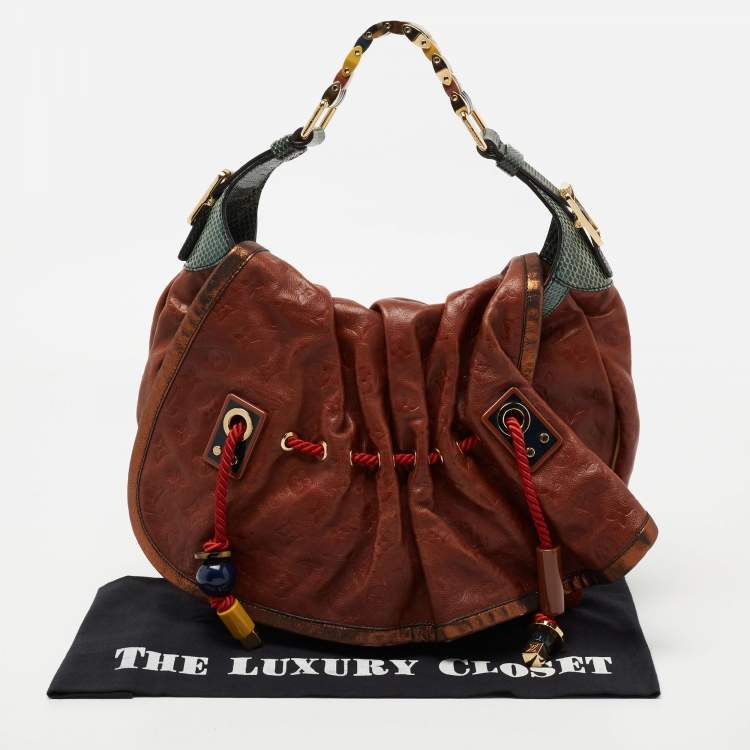 Pre Owned Louis Vuitton Masala Monogram Limited Edition Epices Kalahari GM Bag