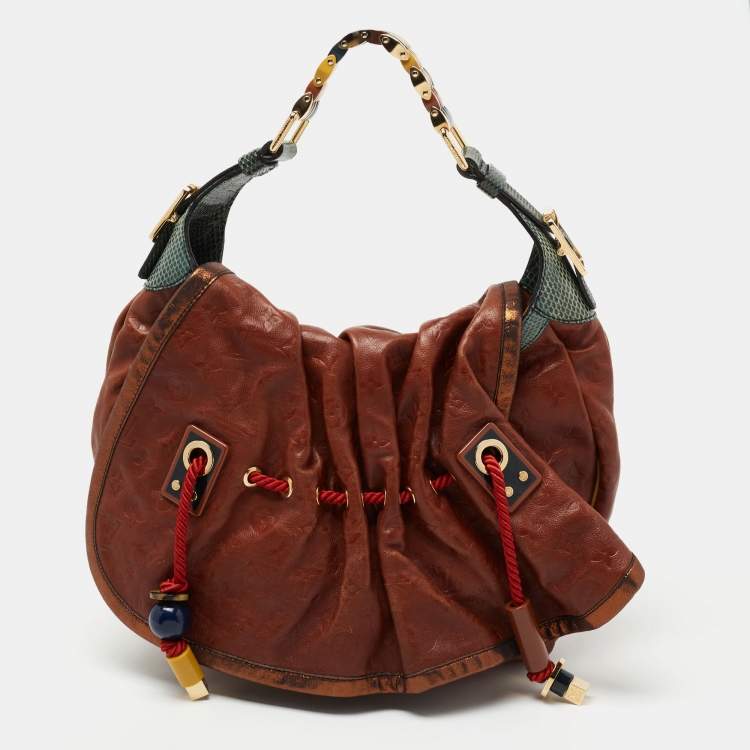 Pre Owned Louis Vuitton Masala Monogram Limited Edition Epices Kalahari GM Bag