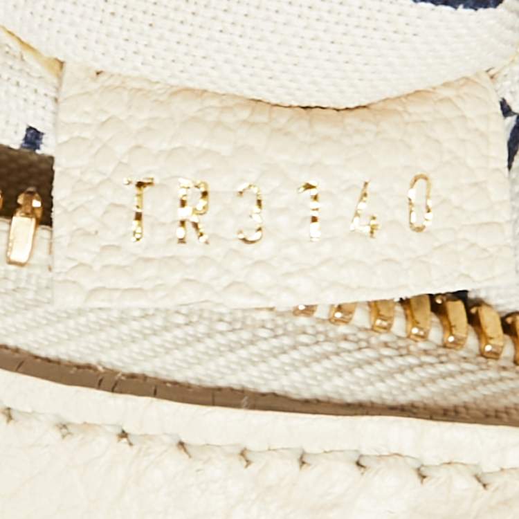 Pre Owned Louis Vuitton Neige Monogram Empreinte Leather Inspiree Bag