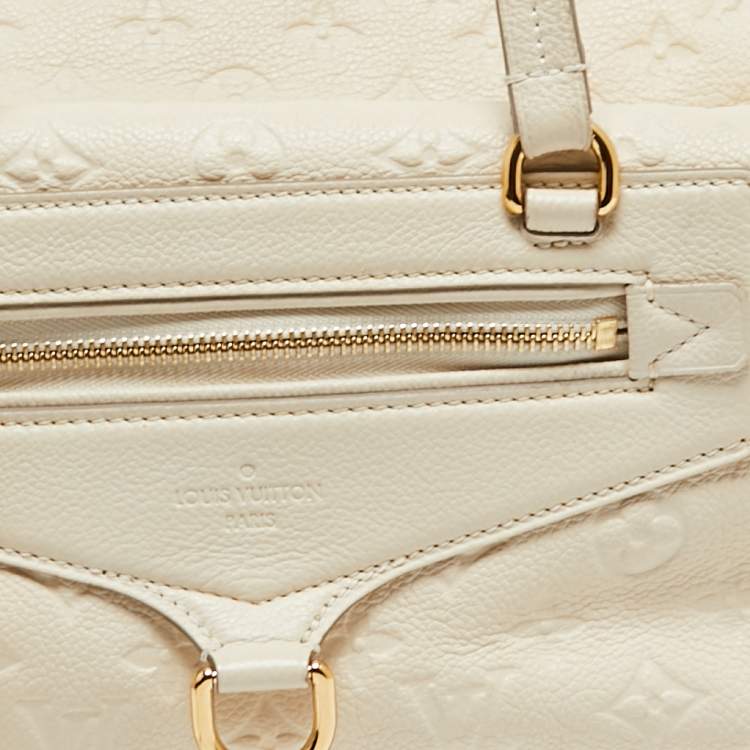 Pre Owned Louis Vuitton Neige Monogram Empreinte Leather Inspiree Bag