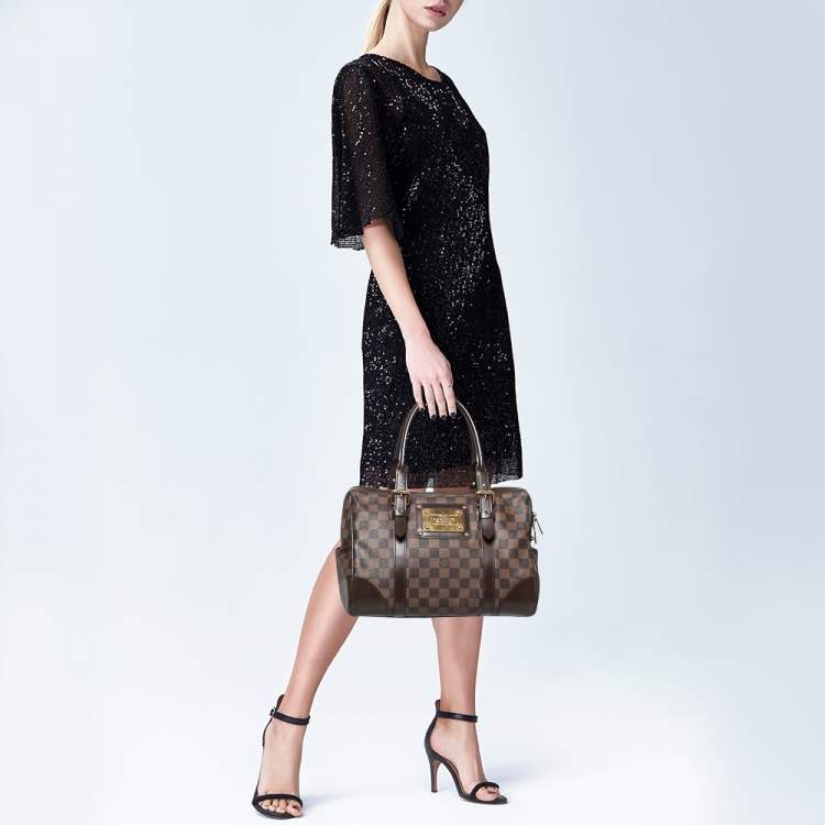 Louis Vuitton Damier Ebene Canvas Berkeley Bag, Women's Fashion
