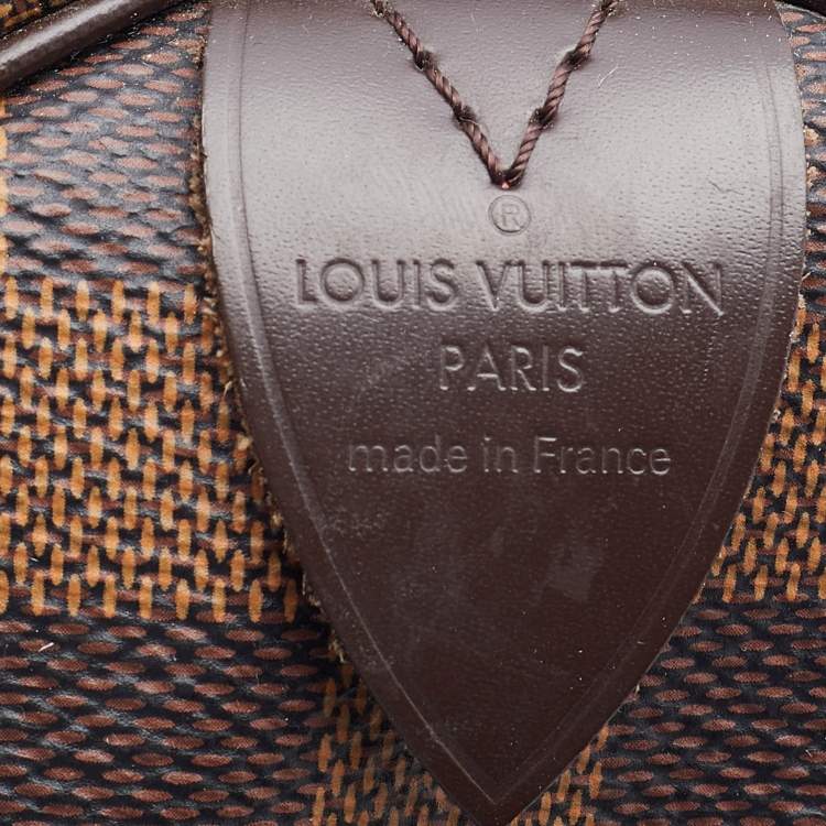 Pre Owned Louis Vuitton Damier Ebene Canvas NM Speedy 25 Bag