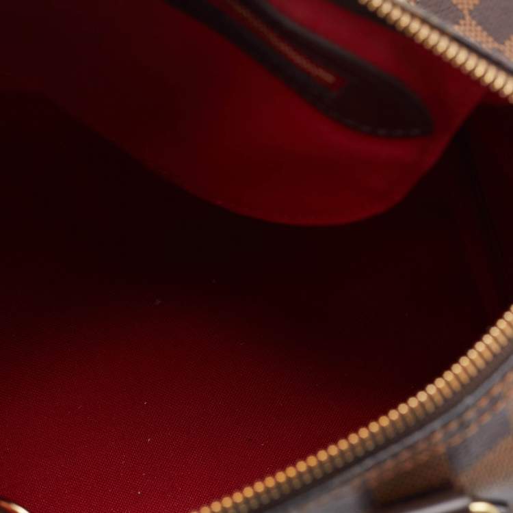 Pre Owned Louis Vuitton Damier Ebene Canvas NM Speedy 25 Bag