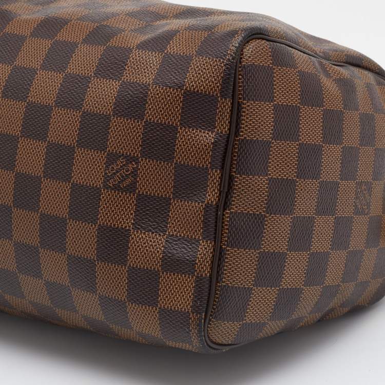 Pre Owned Louis Vuitton Damier Ebene Canvas NM Speedy 25 Bag
