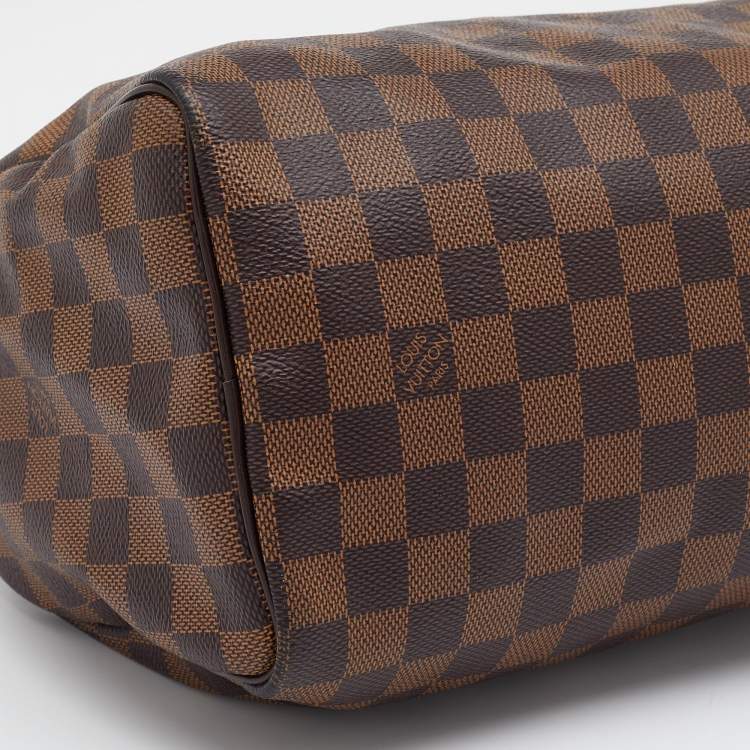 Pre Owned Louis Vuitton Damier Ebene Canvas NM Speedy 25 Bag