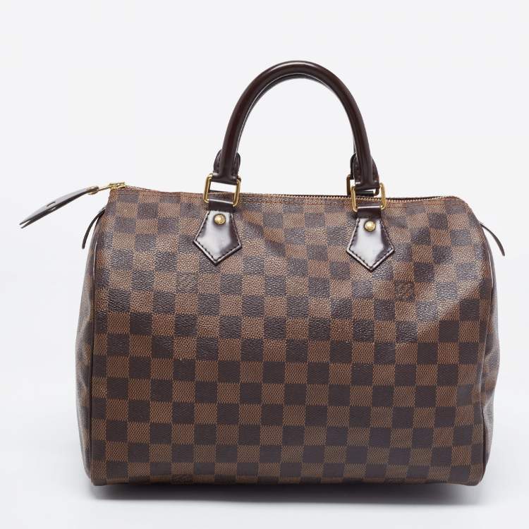 مملوكة مسبقًا Louis Vuitton Damier Ebene Canvas Speedy 30 Bag