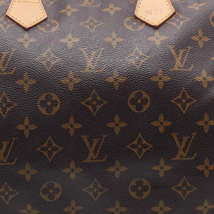 Pre Owned Louis Vuitton Monogram Canvas Speedy 40 Bag
