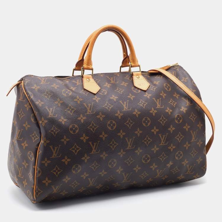 Pre Owned Louis Vuitton Monogram Canvas Speedy 40 Bag