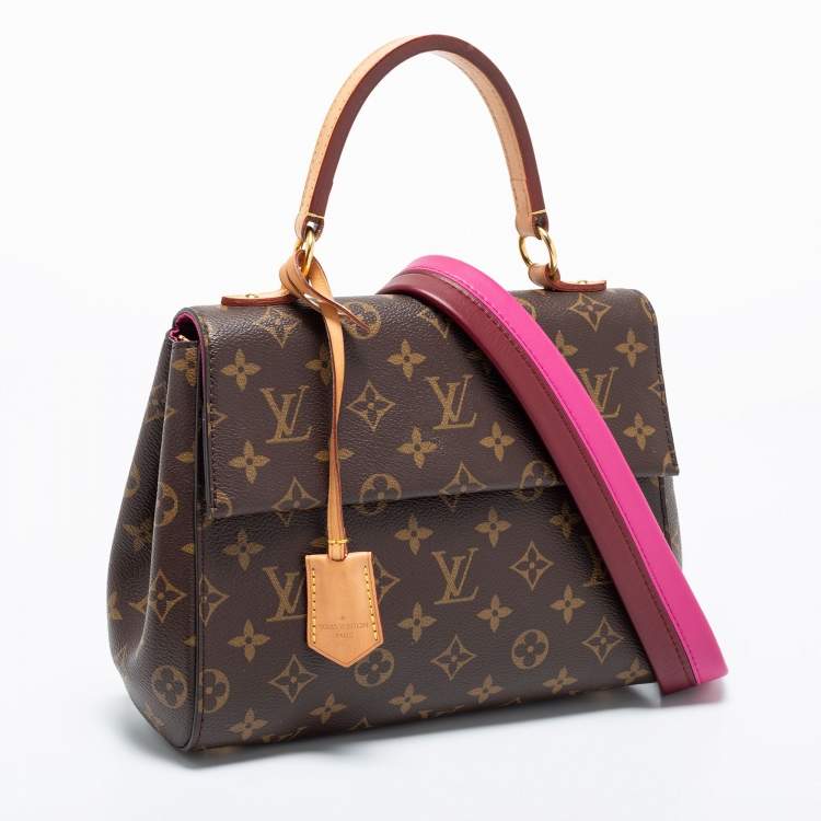 Pre Owned Louis Vuitton Monogram Canvas and Leather Cluny BB Bag