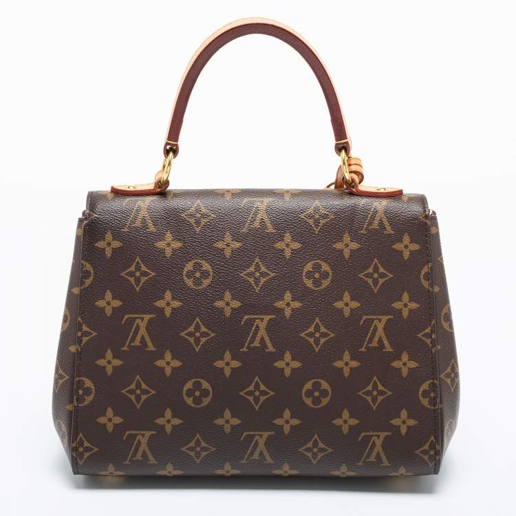 Pre Owned Louis Vuitton Monogram Canvas and Leather Cluny BB Bag
