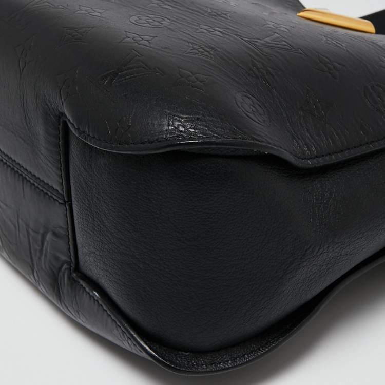 Pre Owned Louis Vuitton Black Monogram Leather Very  Hobo Bag