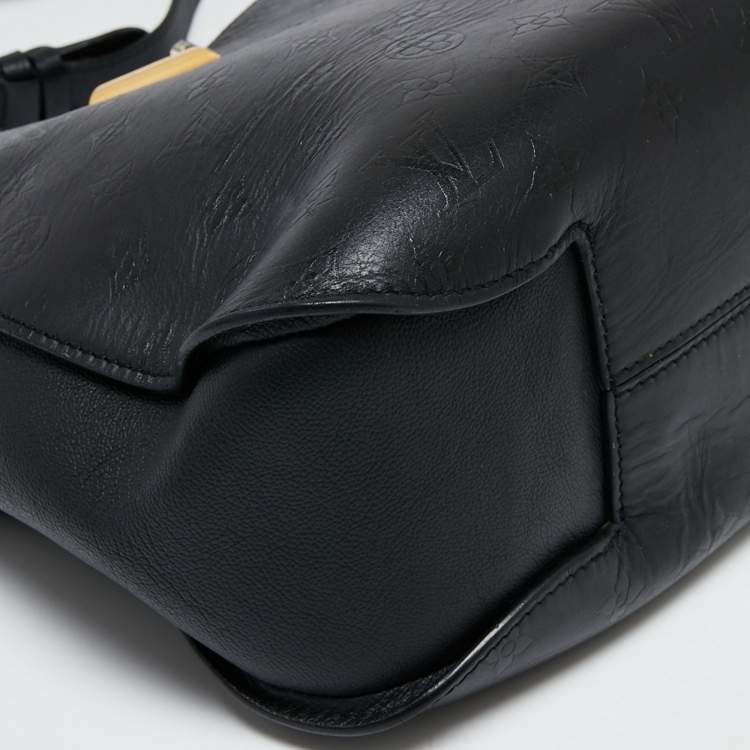 Pre Owned Louis Vuitton Black Monogram Leather Very  Hobo Bag