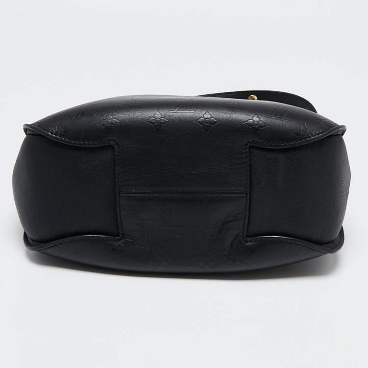 Pre Owned Louis Vuitton Black Monogram Leather Very  Hobo Bag