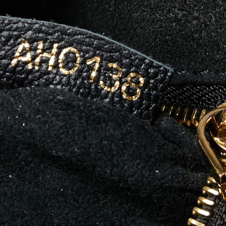Pre Owned Louis Vuitton Black Monogram Leather Very  Hobo Bag